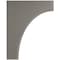 Ekena Millwork 1 3/4"W x 8"D x 10"H Clarksville Wood Vintage Decor Bracket, Reclaimed Grey BKTWD02X08X10CVGY - alternate 3